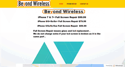 Desktop Screenshot of beyondwireless.net